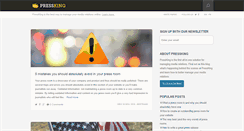 Desktop Screenshot of blog.pressking.com